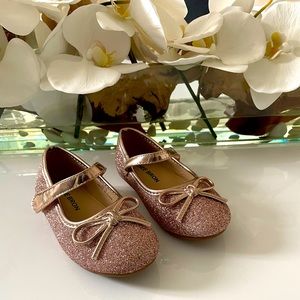 Toddler Girls Brone Flats Size8
